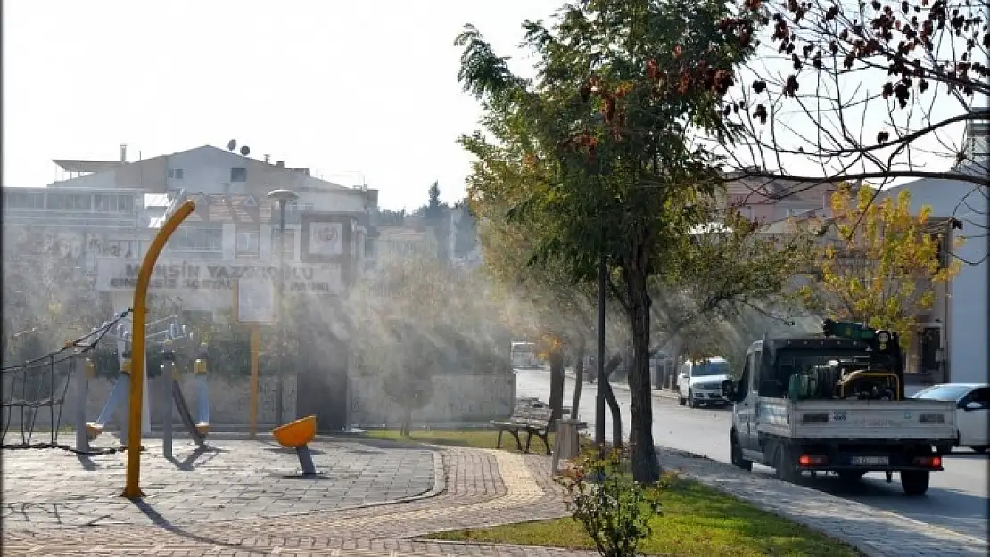 Altıeylül'de 94 mahalle dezenfekte edildi