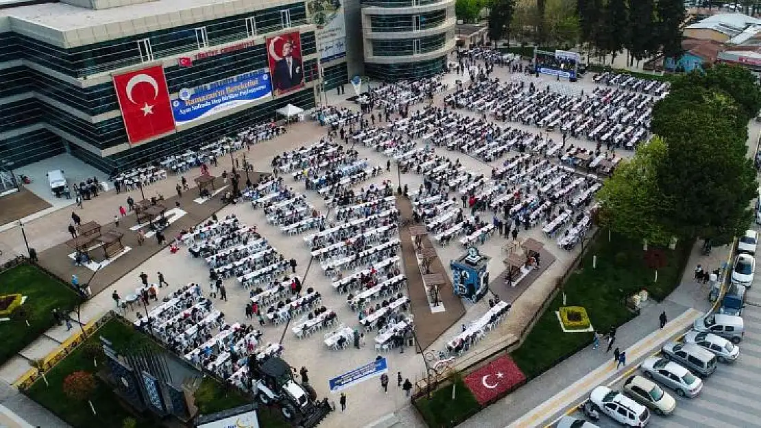 Biga ramazanın bereketini hep birlikte yaşadı