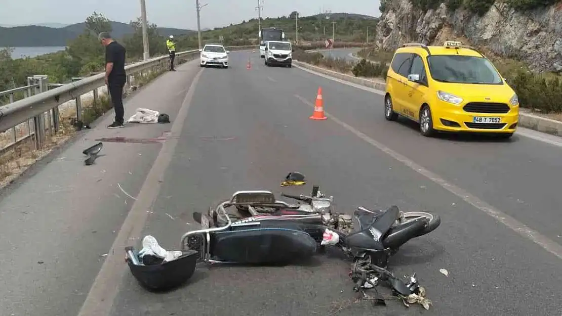 Bodrumda trafik kazası: 1 yaralı