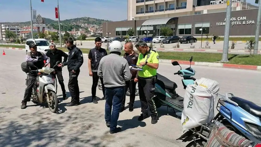 Çan'da motosiklet uygulaması gerçekleştirildi