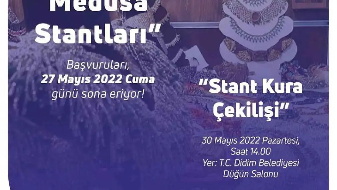 Didim'de Mesuda Takı Stantları tekrar vatandaşlarla buluşacak