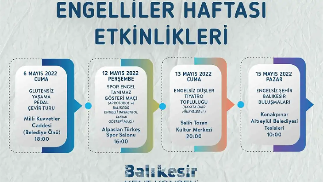 Engelliler Haftası etkinlikleri başlıyor