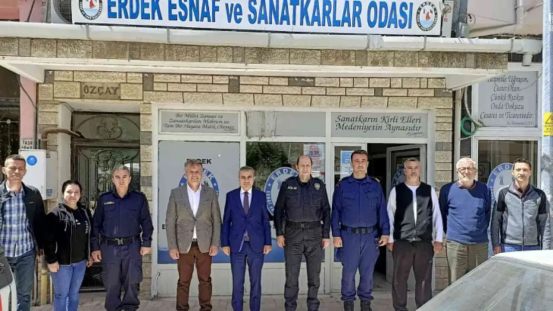 Erdek Kaymakamı Atasoy'dan esnaf odalarına ziyaret