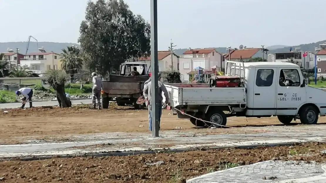 Gömeç'te yaz sezonuna hazırlık çalışmaları hızla devam ediyor