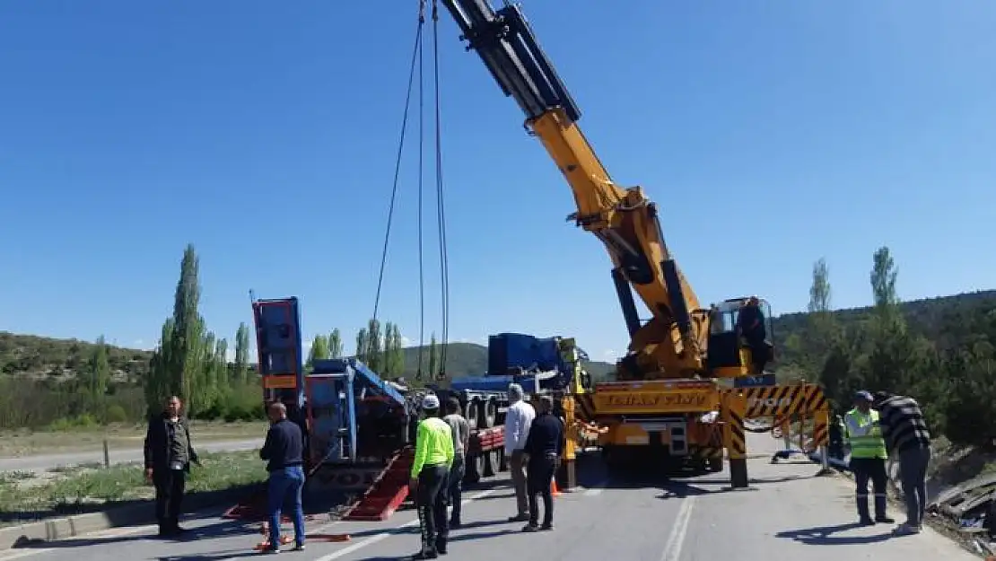 Kütahya'da trafik kazası: 1 yaralı