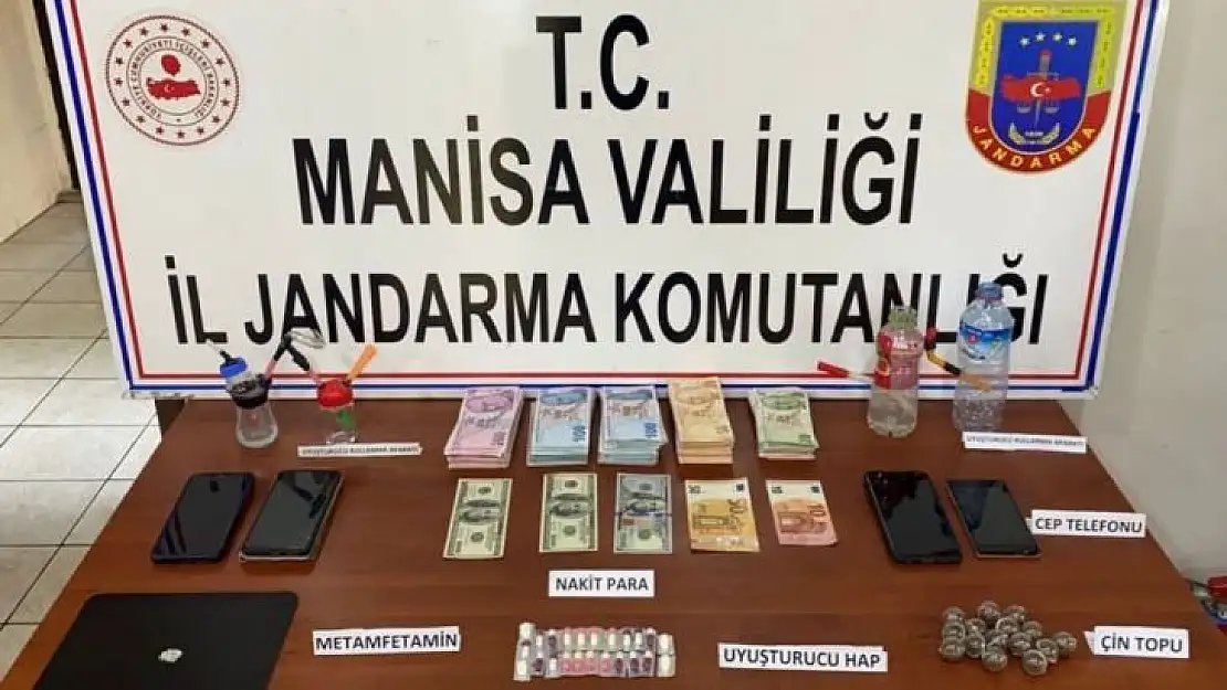 Manisa'da jandarmadan uyuşturucu operasyonu: 2 gözaltı