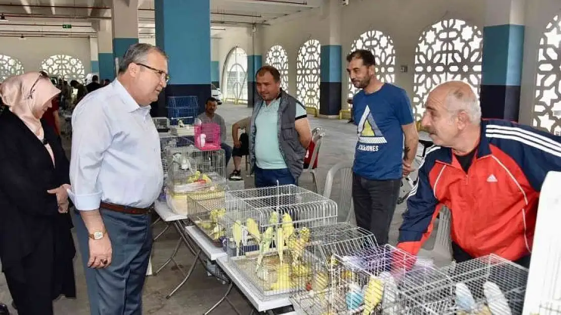 Yunusemre kuş pazarında çeşitler artıyor