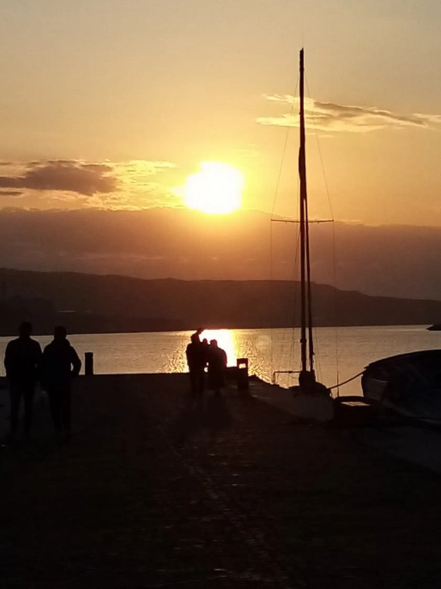 Bandırma'da gün batımı, görenleri hayran bıraktı