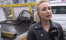 Ataşehir'in kadın çekici operatörünü görenler şaşkınlığını gizleyemiyor