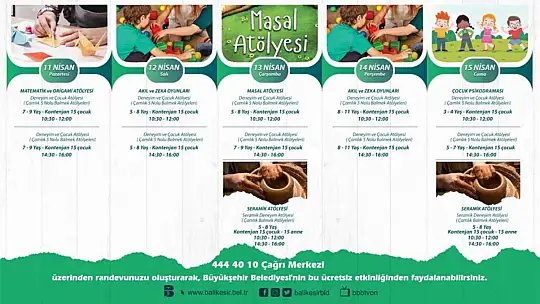 Balıkesir Büyükşehir 'Deneyim ve Çocuk Atölyesi'ni faaliyete aldı