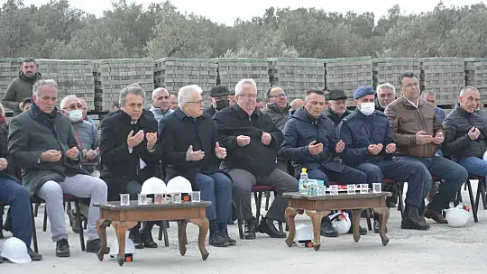 Gömeç'te Kilit Parke Taş Beton Blok Üretim Tesisi hizmete girdi