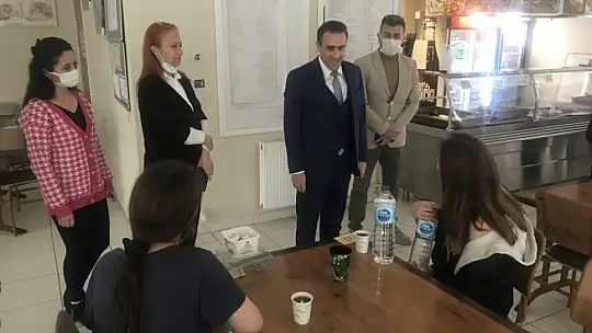 Kaymakam Memiş öğrenci yurtlarını ziyaret etti