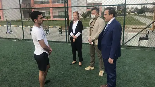 Kaymakam Memiş öğrenci yurtlarını ziyaret etti