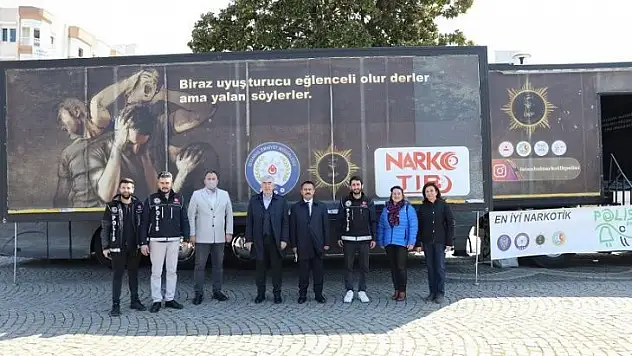 Bağımlılıkla Mücadele Narkotik TIR'ı Çanakkale'de