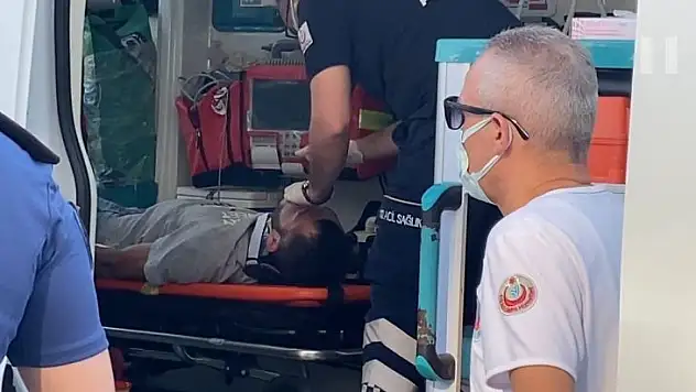 Kazanın şiddeti ile araç içerisinde bayıldı