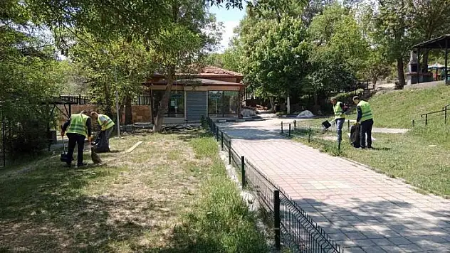 Kütahya'da piknik alanları temizleniyor