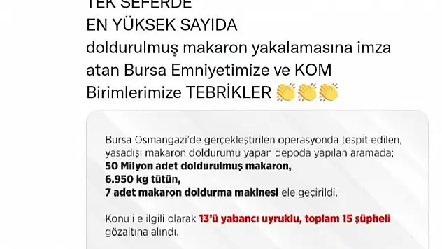 Türkiye tarihinde ilk olan operasyon Bursa'da gerçekleşti