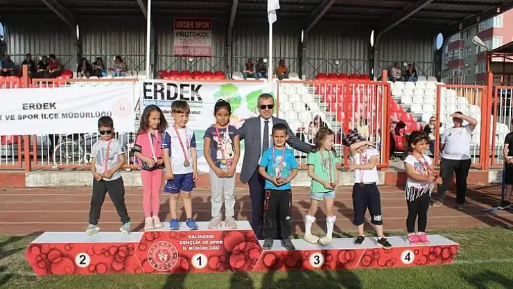 Erdek'te Küçükler Atletizm Festivali düzenlendi