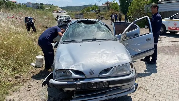 Kepsut'ta trafik kazası: 2 yaralı