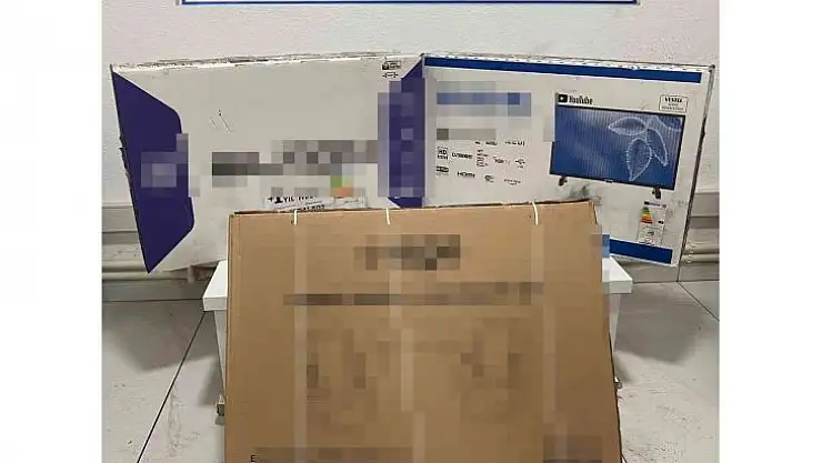 Marketten televizyon çalan hırsız yakalandı
